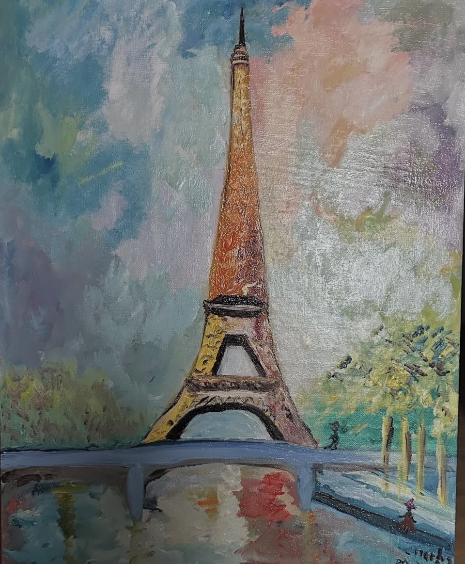 La Dame de Fer en Pastel - Format vertical