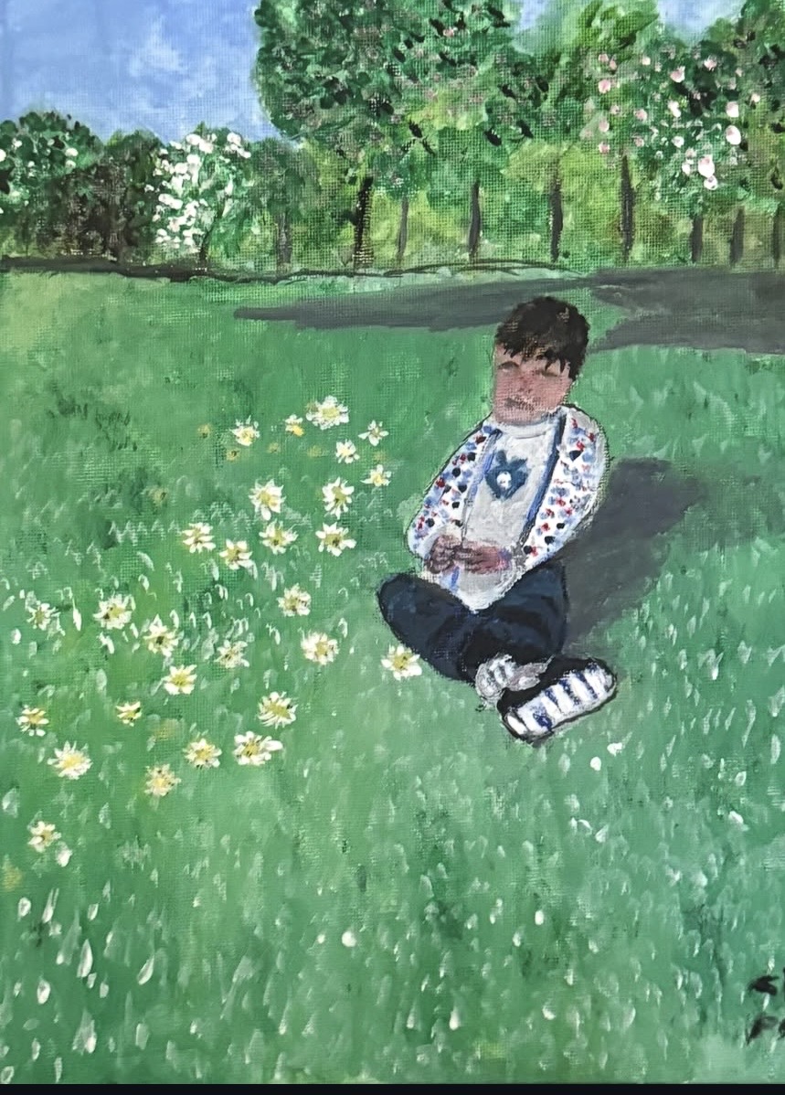 Instant d’enfance au jardin