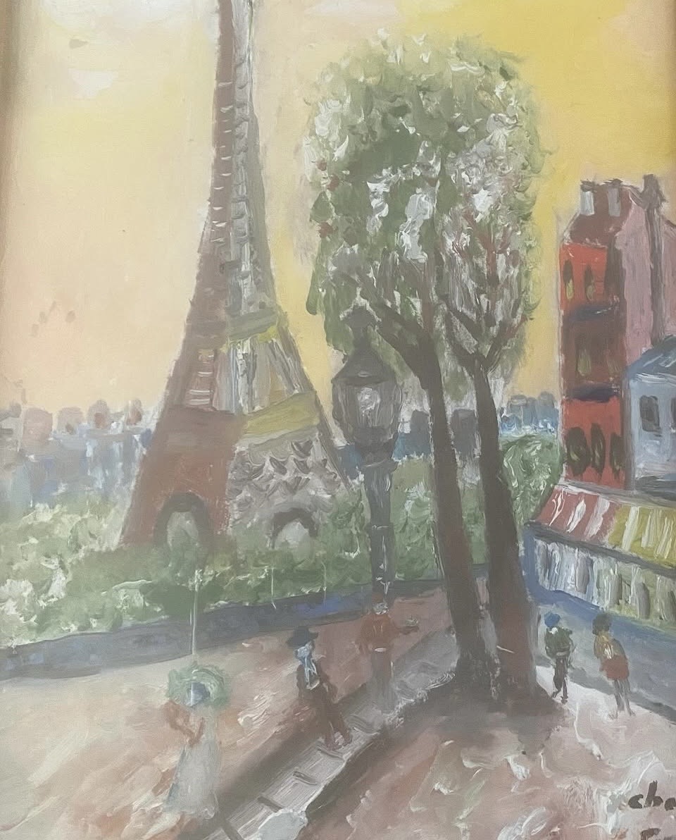 Paris au crépuscule doré