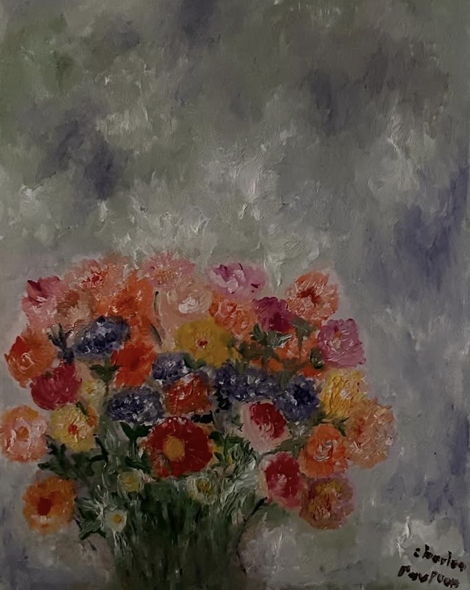 Bouquet sous la brume