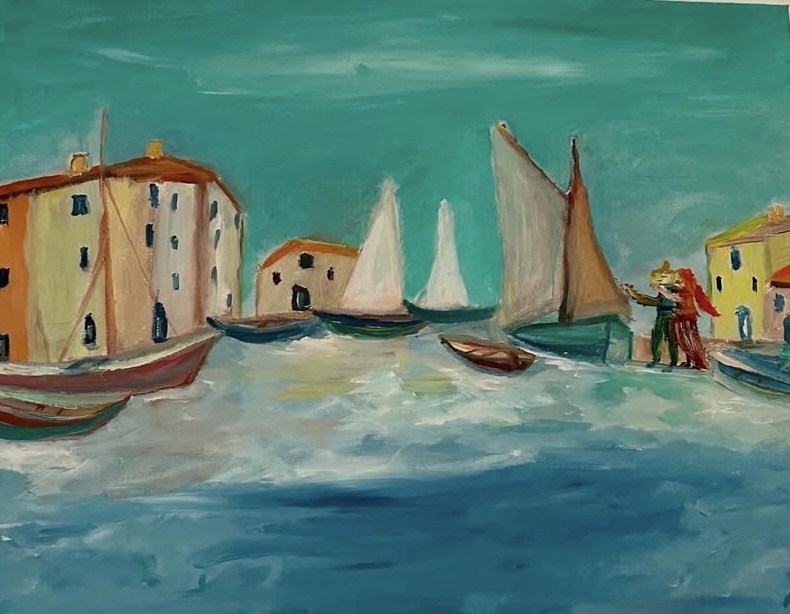 Port Méditerranéen au Crépuscule
