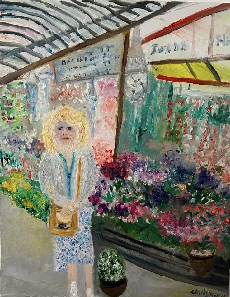Sous la verrière des fleurs, Île de la Cité