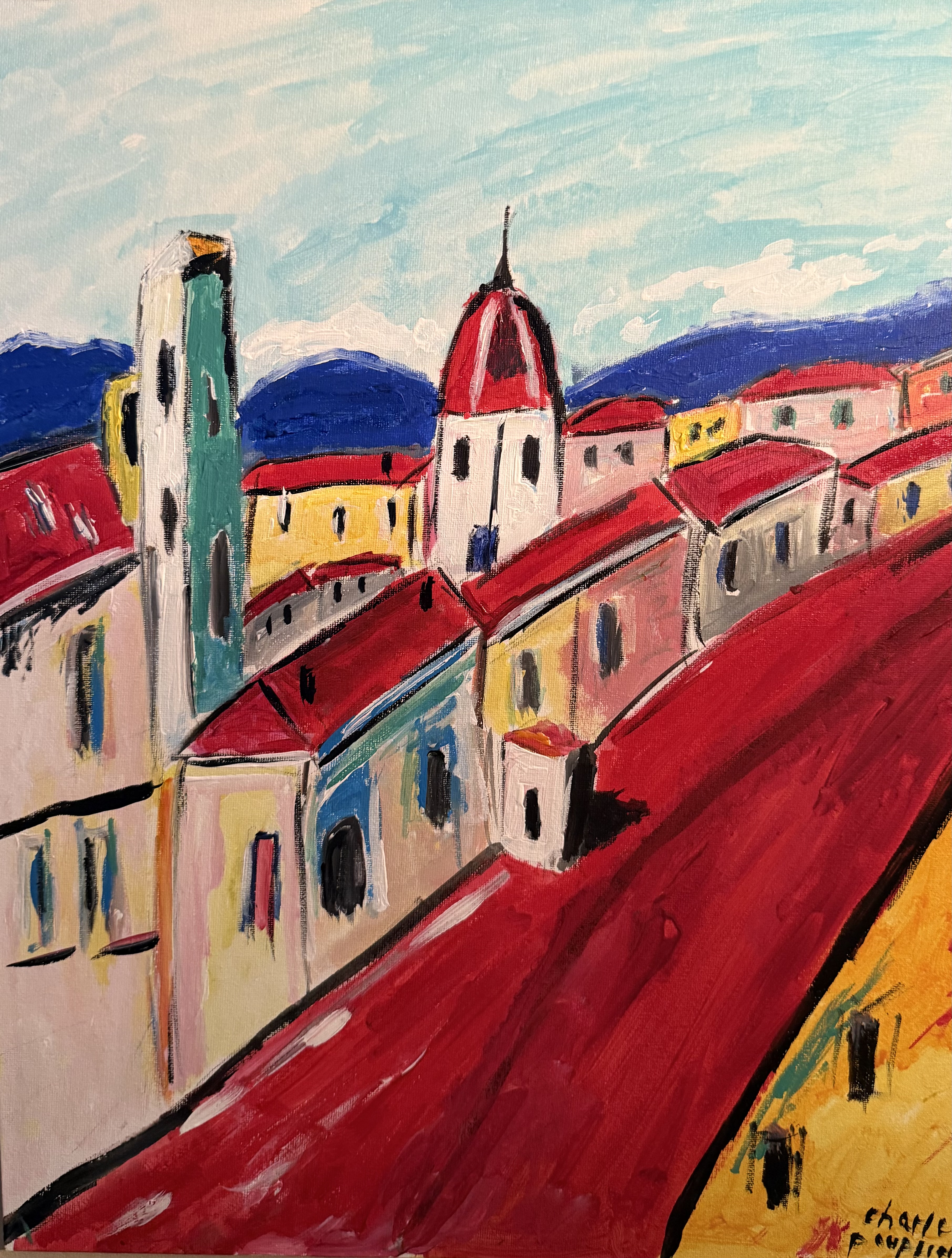 Les Toits rouges de Florence